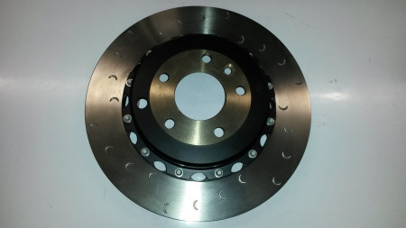 V6 2 Piece rear brake disc and bell