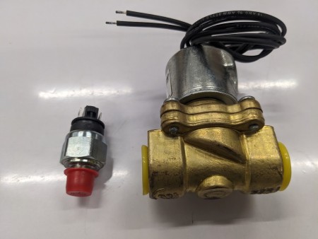 Accusump Solenoid Valve and Pressure Switch