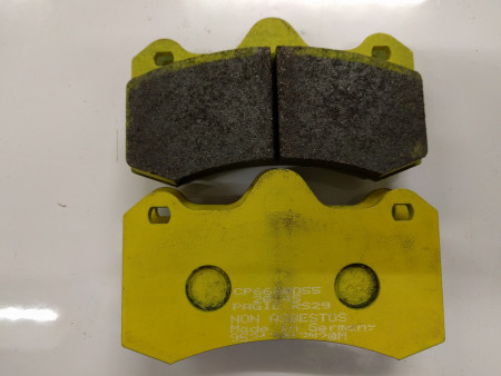 Exige V6 and Evora Rear Brake Pads Pagid RS29 (Yellow)