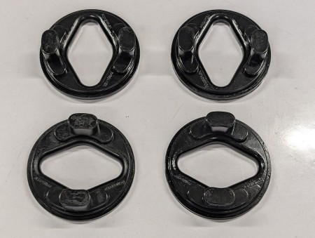Evora 400 Series and Emira V6 Engine Mount Insert Kit (Black)