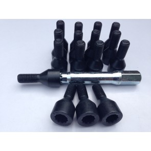 S2 Splined Wheel Bolt Kit (Black)