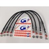 Goodridge Braided Brake Hose Kit for all 4 cylinder models of Elise and Exige, VX220, Europa, 340R, 2Eleven Etc