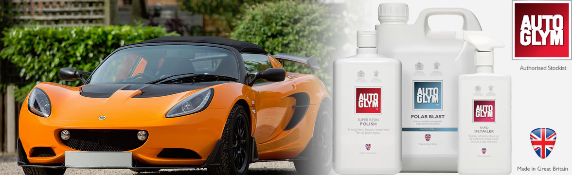 Seriouslylotus is an authorised Autoglym stockist