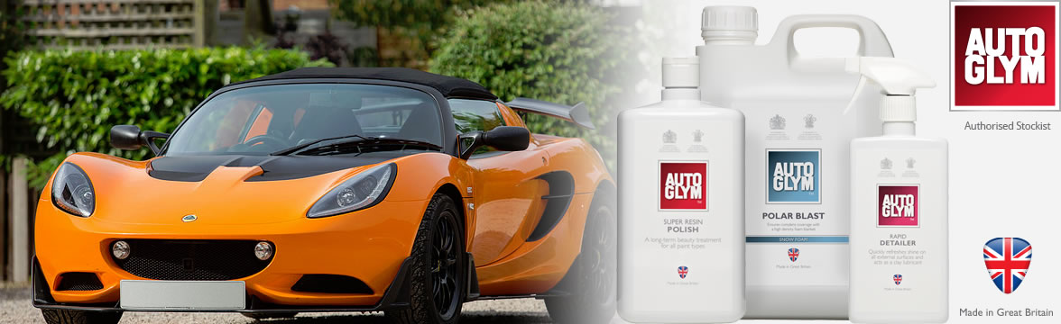 Seriously Lotus is an authorised Autoglym stockist